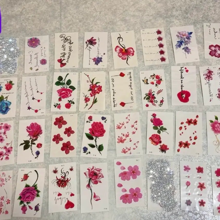 [BUNJANG] Assorted Tattoo Sticker Mix / 타투 스티커 믹스 장당 600원 (엄청많음)