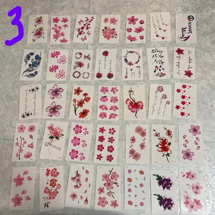 [BUNJANG] Assorted Tattoo Sticker Mix / 타투 스티커 믹스 장당 600원 (엄청많음)