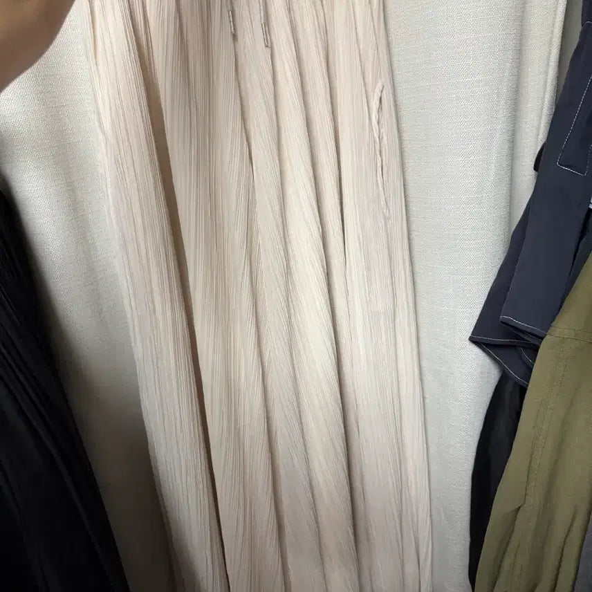 [BUNJANG] Pleated Wide-Leg Trousers (Long Length) / 플리츠 바지 롱기장