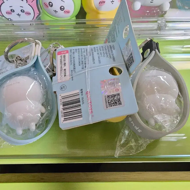 [BUNJANG] Nagano Nongdamgom (Damgom), Pug, Dodderogoroke Strap Keyring Set / 나가노 농담곰(담곰이), 퍼그, 두더지고로케 스트랩 키링 세트 팝니다.
