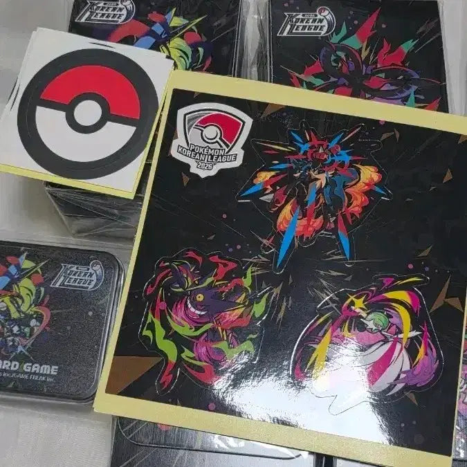 [BUNJANG] Pokémon Korea League Limited Edition Deck Case + Sticker / [한정판] 포켓몬 코리아 리그 덱 케이스 한정판 + 스티커