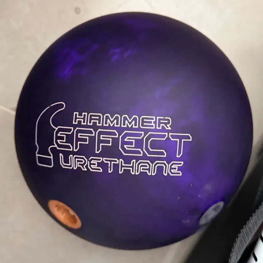[BUNJANG] Hammer Effect Purple Pearl Urethane Bowling Ball 15lb / 중고 볼링공 햄머 이펙트 퍼플 펄 우레탄 15p