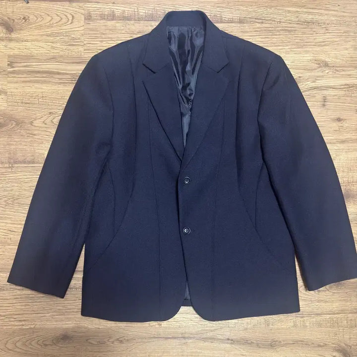[BUNJANG] Coar Paneled Wool Blazer Dark Navy / 쿠어 패널드 울 블레이져 다크네이비 M