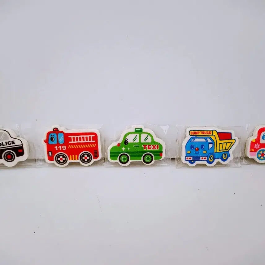 [BUNJANG] Vintage Car Erasers (Set of 5) / [고전문구] 옛날 자동차 지우개 5종