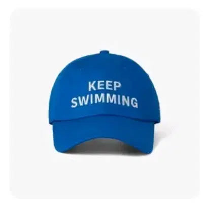 [BUNJANG] BTS Swim MD Goods Keep Swimming Ball Cap Blue / 1차) BTS 스윔 MD굿즈KEEP SWIMMING 볼캡 블루 1차