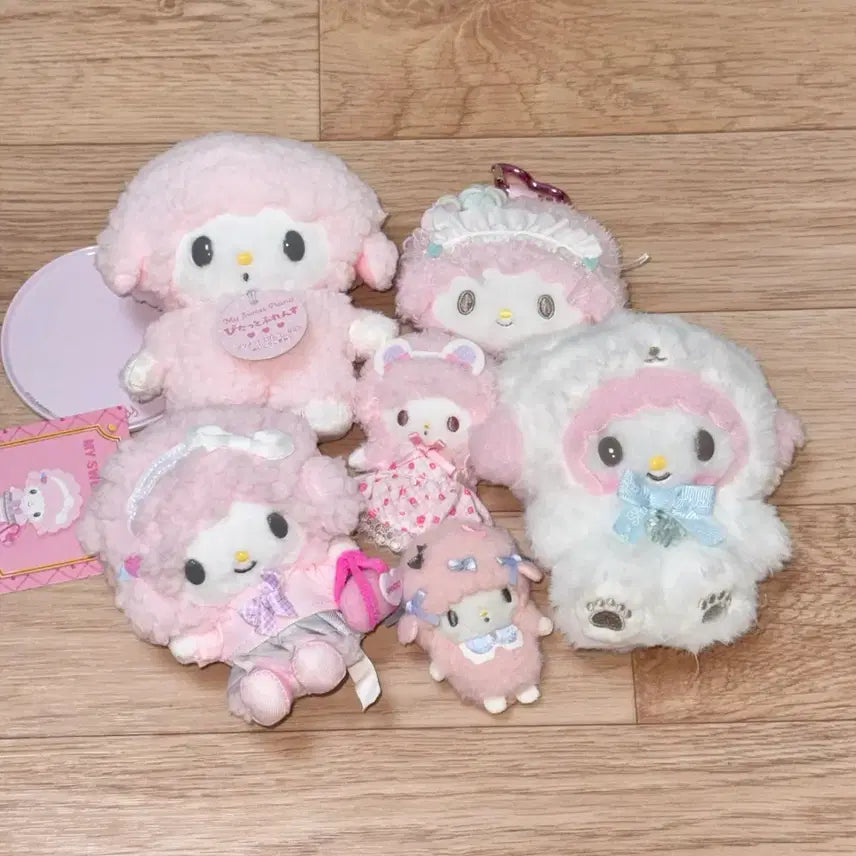 [BUNJANG] Sanrio My Sweet Piano Plush Doll / 산리오 마이스윗피아노 인형 피탓토 후와후와스노우 키라메키 학원 교복