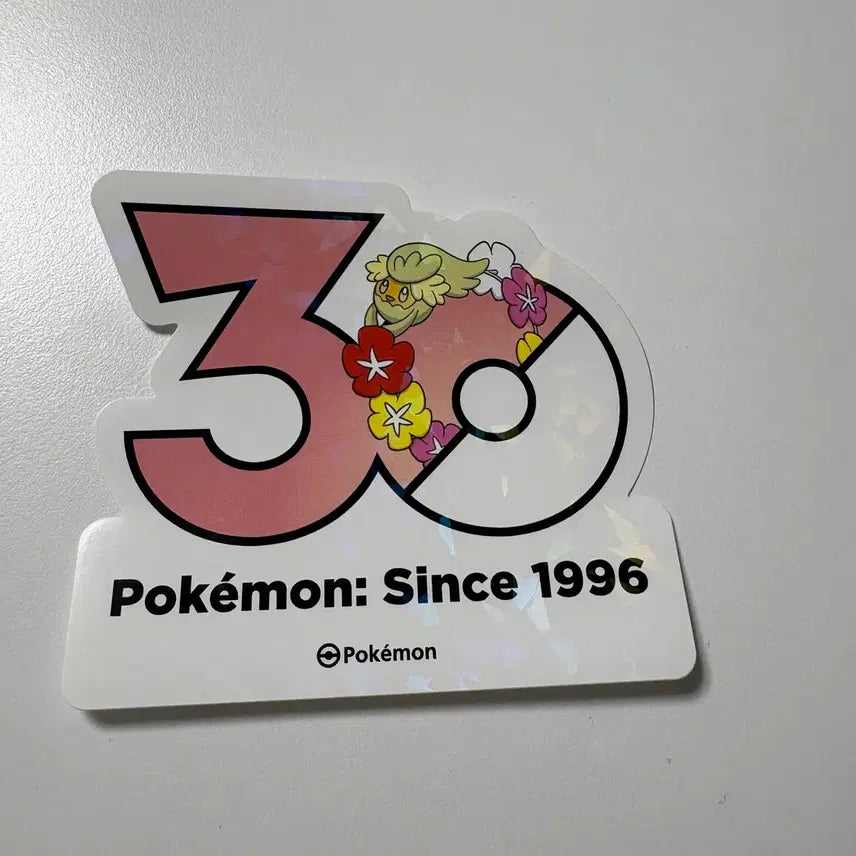 [BUNJANG] Pokemon 30th Anniversary Q-Ring Logo Sticker / 포켓몬 30주년 큐아링 로고스티커 올리브영