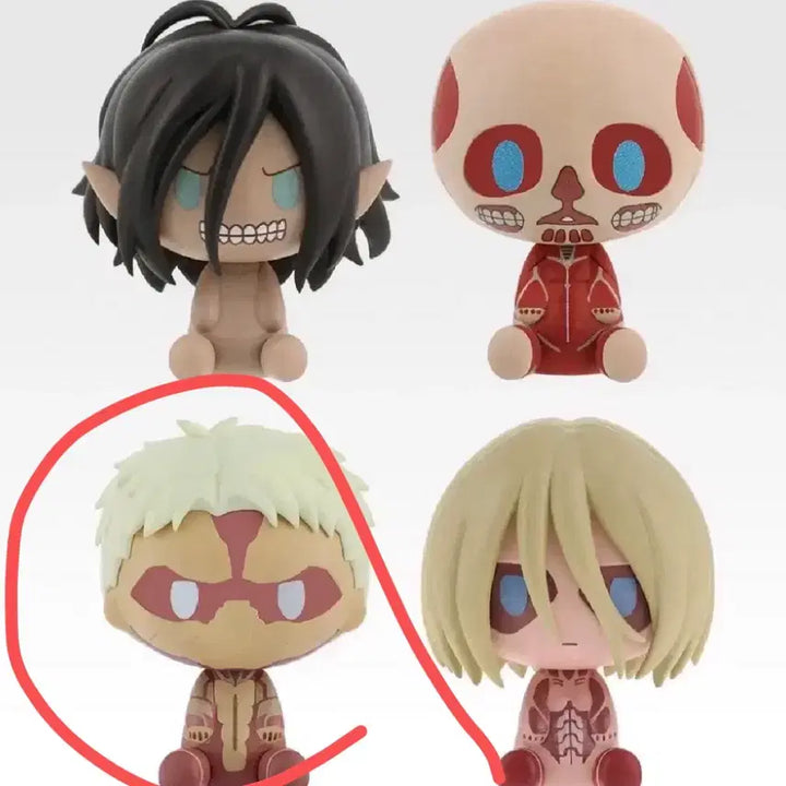 [BUNJANG] Attack on Titan Armor Titan Chokonoko Figure (Sealed) / 미개봉) 진격의 거인 I상 갑옷거인 초코노코