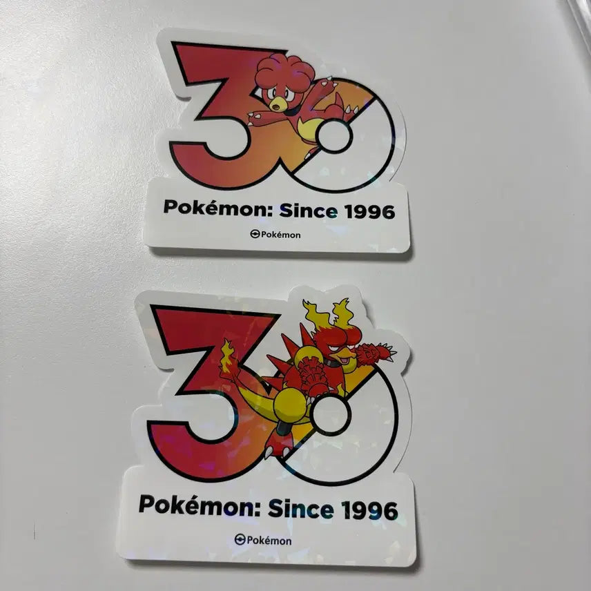 [BUNJANG] Pokemon 30th Anniversary Magma Set Logo Sticker / 포켓몬 30주년 마그마세트 로고스티커 올리브영