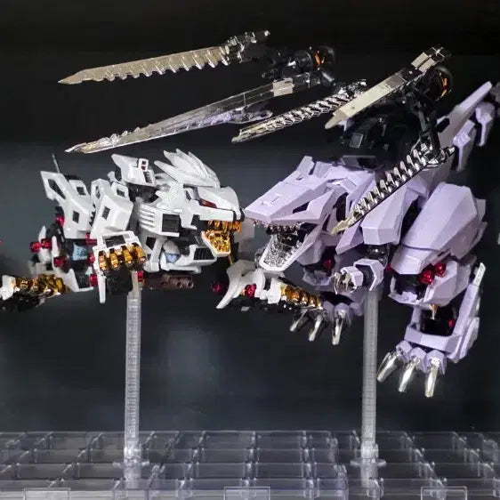 [BUNJANG] Kotobukiya HMM Zoids Liger Zero &amp; Berserk Fuhrer - Metallic &amp; Pearl Coating Diorama / 코토부키야 HMM조이드 라이거제로, 버서크퓌러 맥기 준 디오라마