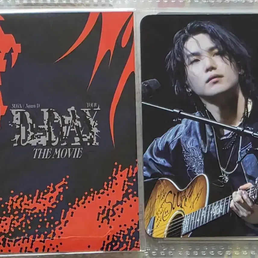 [BUNJANG] BTS Suga D-Day CGV Photocard + IMAX Poster / BTS  윤기 suga 디데이 cgv 포카 + 아이맥스포스터