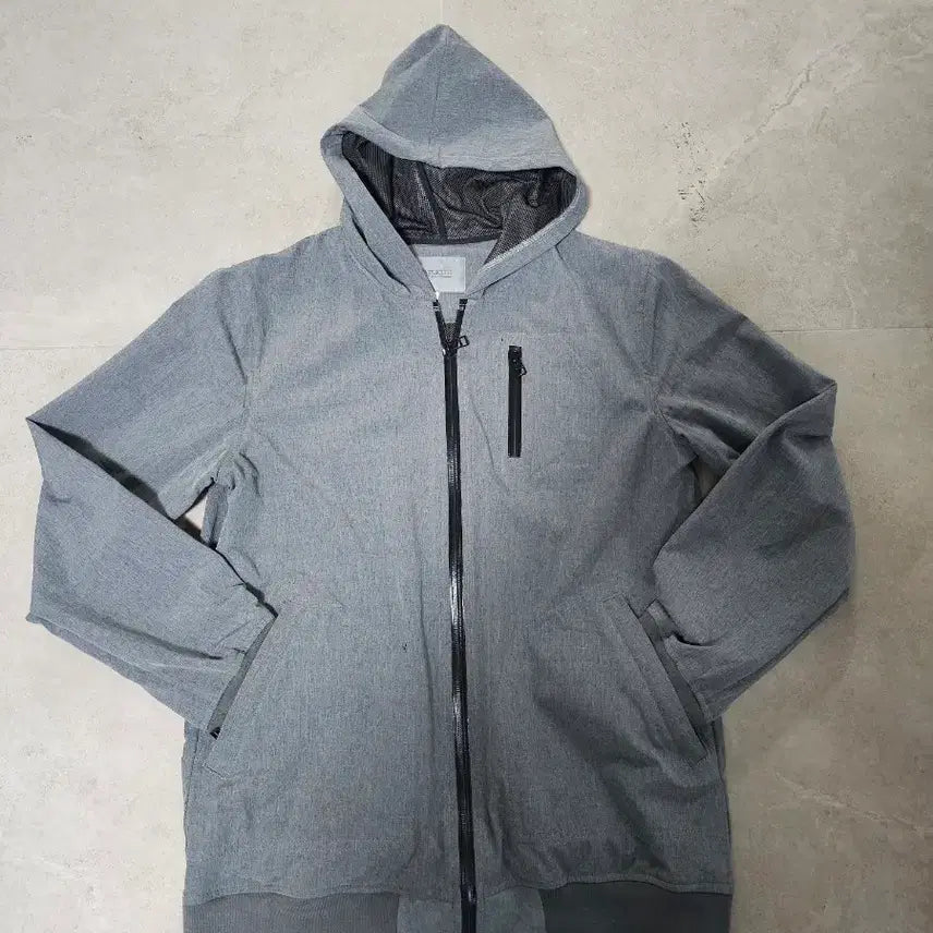 [BUNJANG] Simplicite Grey Zip-Up Hoodie Jacket Size 48 / SIMPLICTE 회색 후드 집업 자켓 48사이즈
