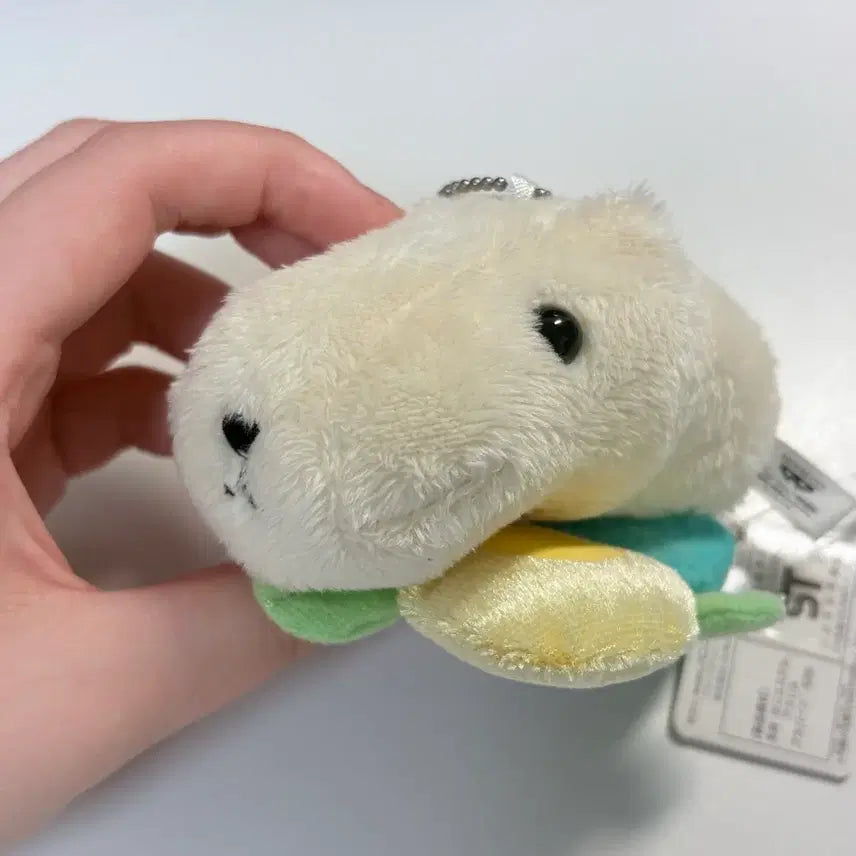 [BUNJANG] Capybara Flower Cushion Plush Keychain / 고전 카피바라상 꽃방석 인형 키링