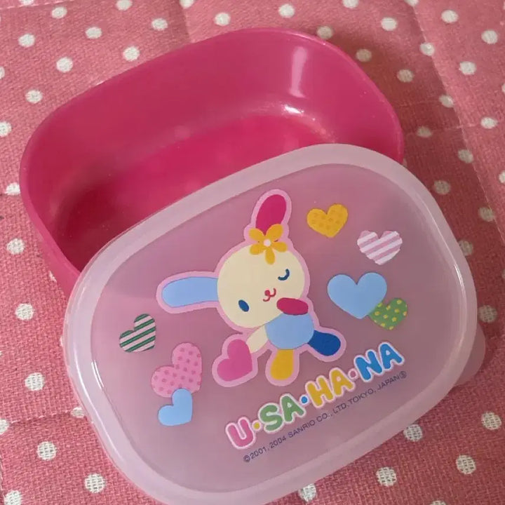 [BUNJANG] Vintage Usahana Mini Lunch Box Container / 고전 우사하나 미니 도시락통 보관함