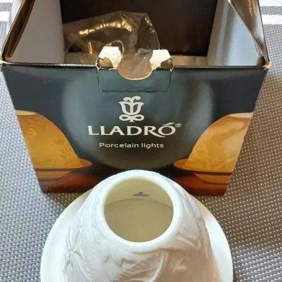 [BUNJANG] Lladro Parrots Lithophane Porcelain Light (Candle Lamp) - Vintage 2009 / [희귀/빈티지] 야드로 LLADRO - 앵무새 포슬린라이트(캔들조명)