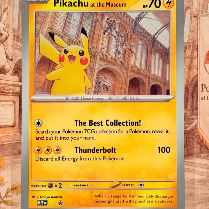 [BUNJANG] Pikachu Jumbo Card Custom Frame / 런던 박물관 피카츄 점보카드 커스텀액자