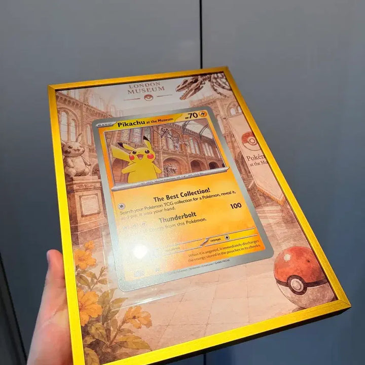 [BUNJANG] Pikachu Jumbo Card Custom Frame / 런던 박물관 피카츄 점보카드 커스텀액자
