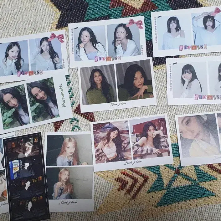 [BUNJANG] Fromis_9 Baek Ji-heon Merchandise Bundle / 택포) 프로미스나인 굿즈 백지헌 등 모음 일괄