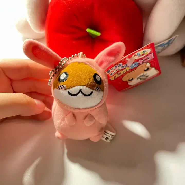 [BUNJANG] Hamster Club Rabbit Mini Doll Strap / [레어]햄스터 클럽 토끼 미니 인형 스트랩(택ㅇ)