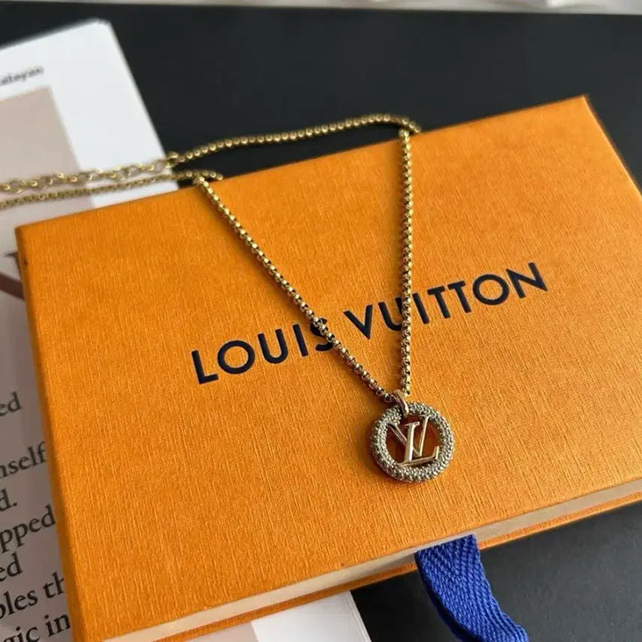 [BUNJANG] Louis Vuitton LV Iconic Necklace Gold / 루이비통 LV 아이코닉 목걸이