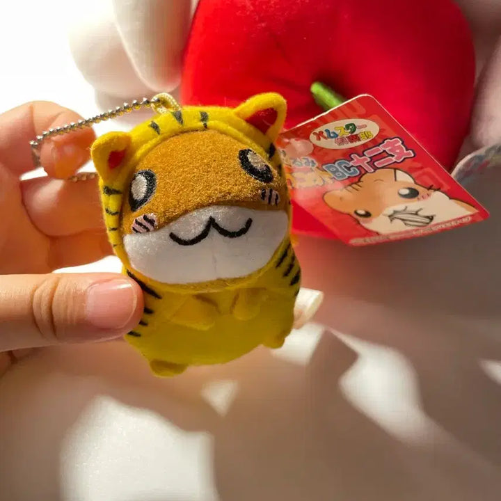 [BUNJANG] Hamster Club Tiger Mini Doll Strap / [레어]햄스터 클럽 호랑이 미니 인형 스트랩(택ㅇ)