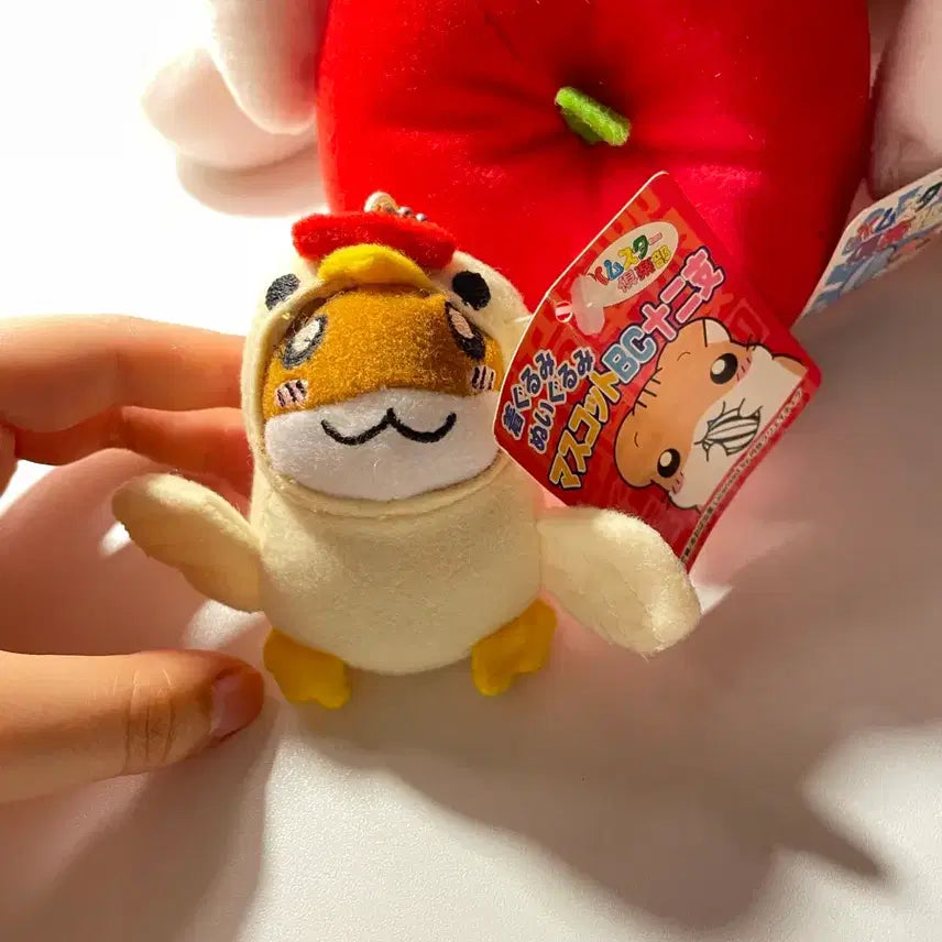 [BUNJANG] Hamster Club Kkokodak Mini Doll Strap / [레어]햄스터 클럽 꼬꼬닭 미니 인형 스트랩(택ㅇ)