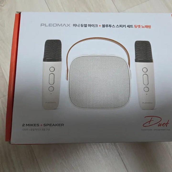 [BUNJANG] Pleomax Bluetooth Speaker + Mini Dual Microphone Set / [ 중고 ] 플레오맥스, 블루투스 스피커 + 미니 듀얼 마이크 세트