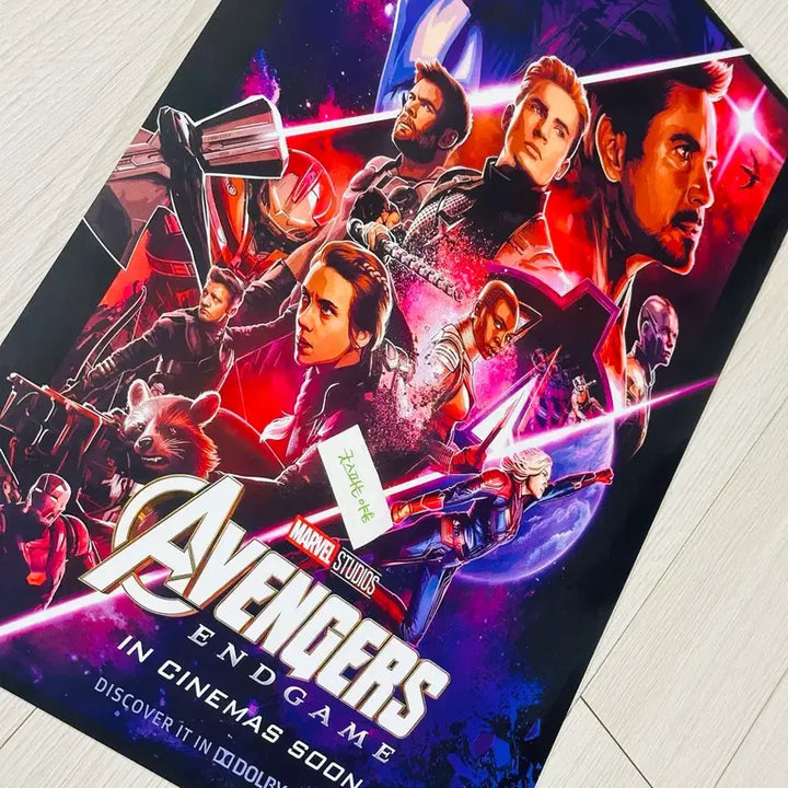 [BUNJANG] Avengers: Endgame Dolby Cinema A3 Poster (Iron Man, Captain America) / [초희귀한정판]영화 마블 어벤져스 엔드게임 돌비시네마 DOLBY 포스터(A3)