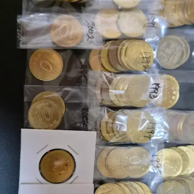 [BUNJANG] 10 Won Coin Collection - Complete Years (1967-2006) / 10원 동전 연도별 수집품
