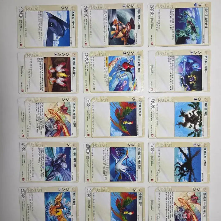 [BUNJANG] Liveon Grand Master Card Bundle Set / 라이브온 대공계 카드 일괄
