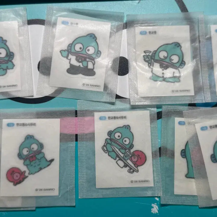[BUNJANG] Sanrio Hangyodon 띠부씰 Sticker Set / 산리오 한교동 띠부씰