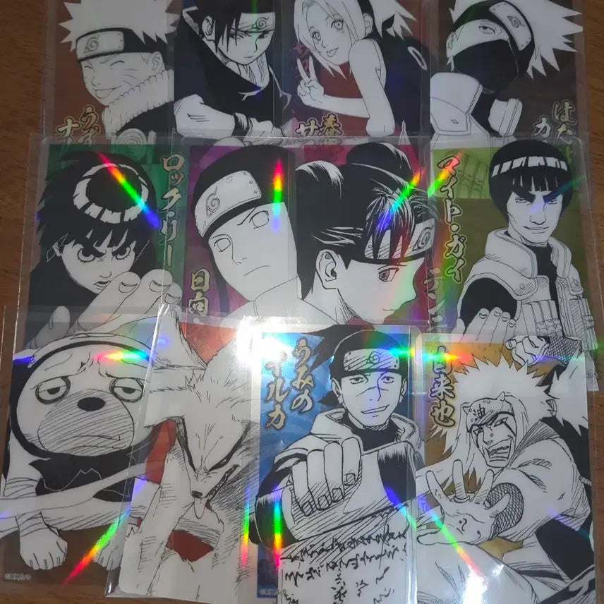 [BUNJANG] Naruto Jump Shop Hologram Clear Card Set A Bundle / (나루토) 점프샵 홀로그램 클리어카드 A세트 일괄판매