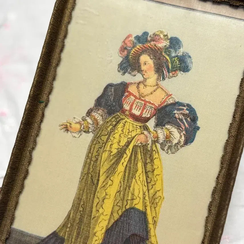 [BUNJANG] Hand-Painted Glass Tray and Frame / 유리트레이