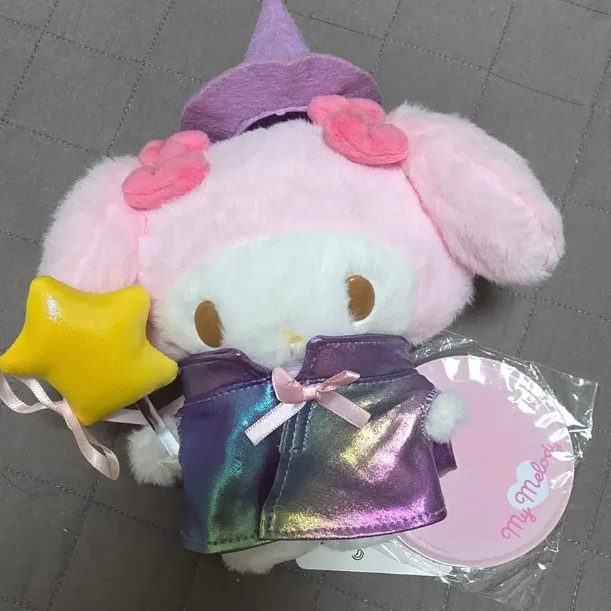[BUNJANG] Sanrio My Melody Pitatto Friends M Size Wizard Outfit Set / 피탓토 프렌즈 마이멜로디 M + 마법사 의상