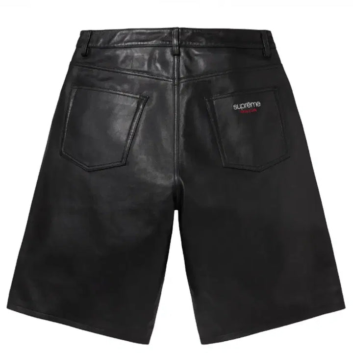 [BUNJANG] Supreme 25SS Black Leather Baggy Shorts / [36]25SS 슈프림 배기 레더 쇼츠 블랙