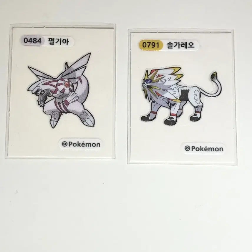 [BUNJANG] Pokemon Stickers Pearly Gear, Solgaleo / (개별가능) 포켓몬 띠부씰 펄기아 솔가레오