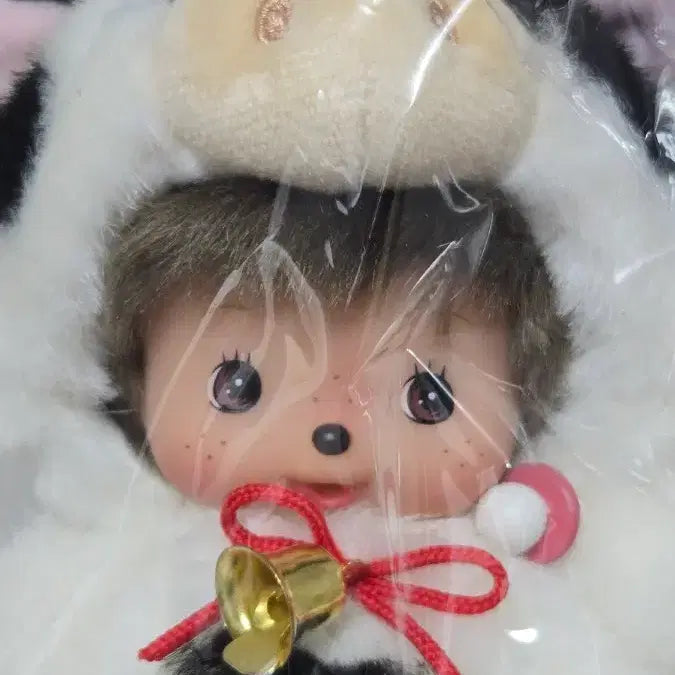 [BUNJANG] Monchhichi Cow Plush Vintage Milk Cow / 젖소 몬치치 인형 판매 빈티지 우유 소