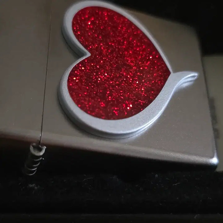 [BUNJANG] Zippo Glitter Heart Lighter / 29410 GLITTER HEART 지포라이터 (정품/새상품)