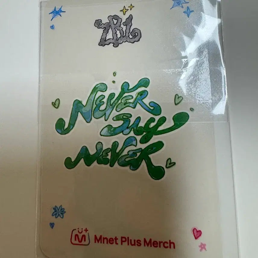[BUNJANG] ZEROBASEONE Zb1 Never Say Never Mnet Plus Muchy Lucky Draw Sung Hanbin Photocard / 제로베이스원 zb1 never say never 엠넷플러스머치럭드 성한빈
