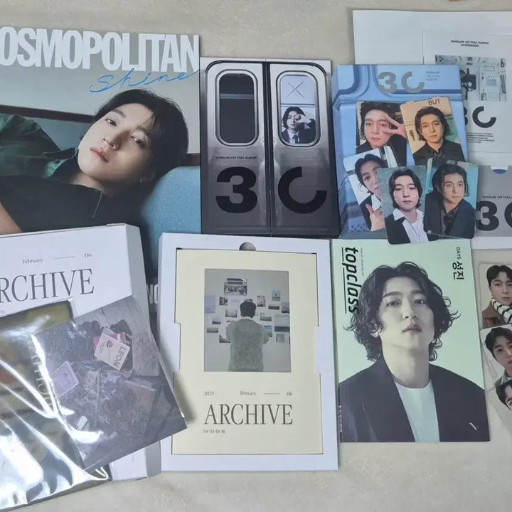 [BUNJANG] DAY6 Sungjin Photocard Bundle Set / 데이식스 성진 지류 굿즈 일괄 양도 성진아카이브 코스모폴리탄