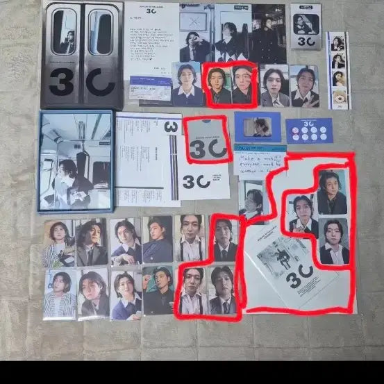 [BUNJANG] DAY6 Sungjin Photocard Bundle Set / 데이식스 성진 지류 굿즈 일괄 양도 성진아카이브 코스모폴리탄