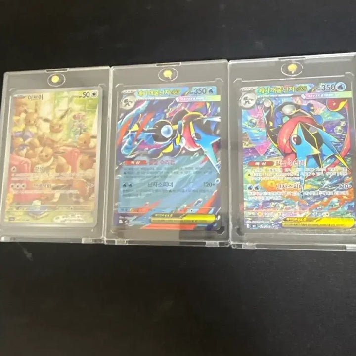 [BUNJANG] Pokemon Card Eevee AR, Mega Blastoise RR, SAR Bundle Set / 포켓몬카드 이브이AR 메가개굴닌자 RR ,SAR 수련의 돌봄SR 팝니다!