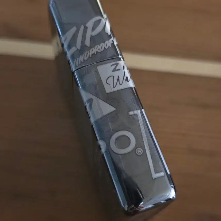 [BUNJANG] Zippo Logo Design Lighter (Black Ice) / 49051 ZIPPO LOGO DESIGN 지포라이터 (정품/새상품)