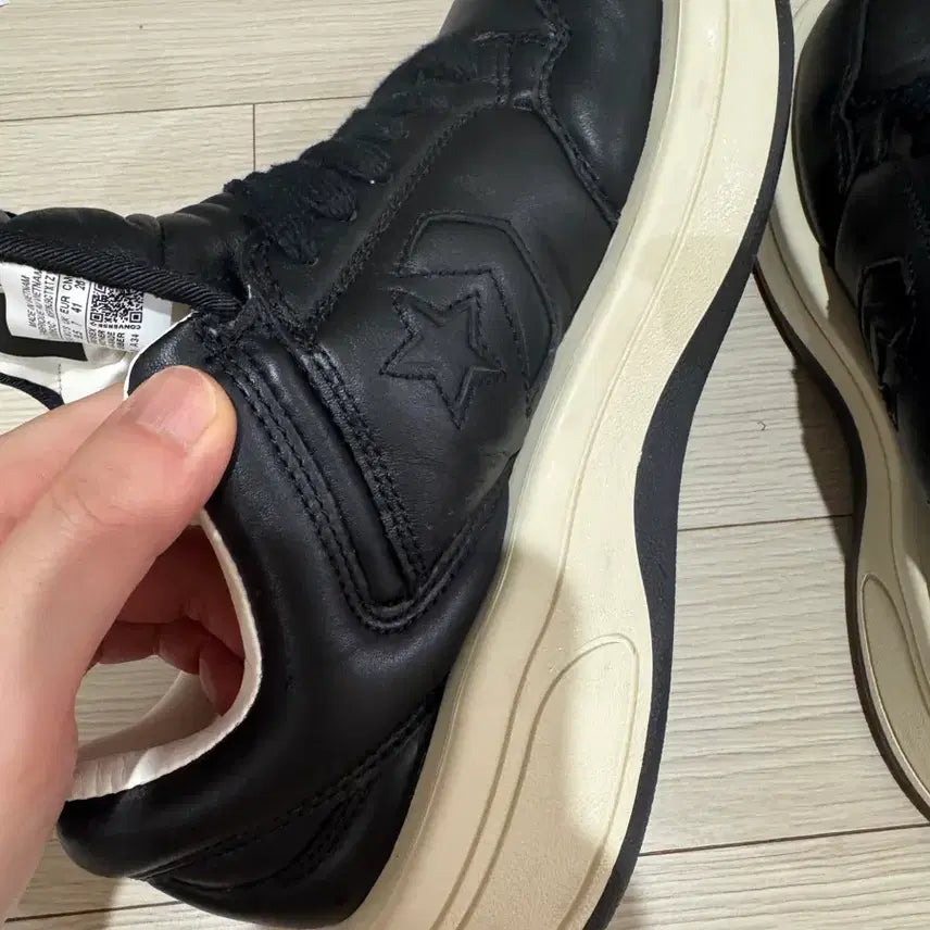 [BUNJANG] Converse x Darkshadow Turbo Weapon Low Black Sneakers / 컨버스 x 다크쉐도우 터보웨폰 로우 블랙 (260)
