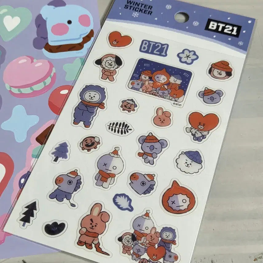 [BUNJANG] BTS BT21 Sticker Bundle Set / 방탄 bt21 스티커 일괄 판매