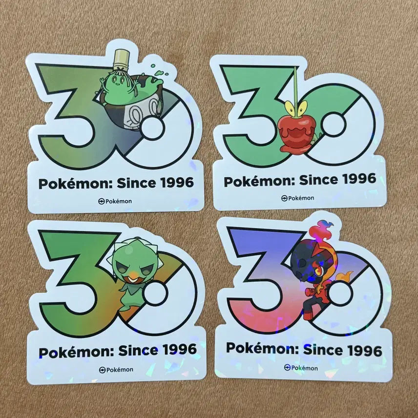 [BUNJANG] POB 30th Anniversary Logo Sticker Bundle Set / [한정판] 30주년 로고스티커 - &