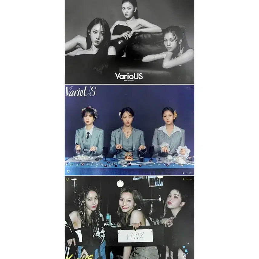 [BUNJANG] Viviz Various Pre-order Poster Set (3 types) / 비비지 베리어스 예판 포스터 3종 세트