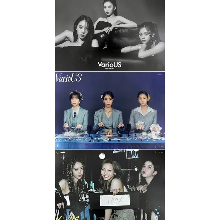 [BUNJANG] Viviz Various Pre-order Poster Set (3 types) / 비비지 베리어스 예판 포스터 3종 세트