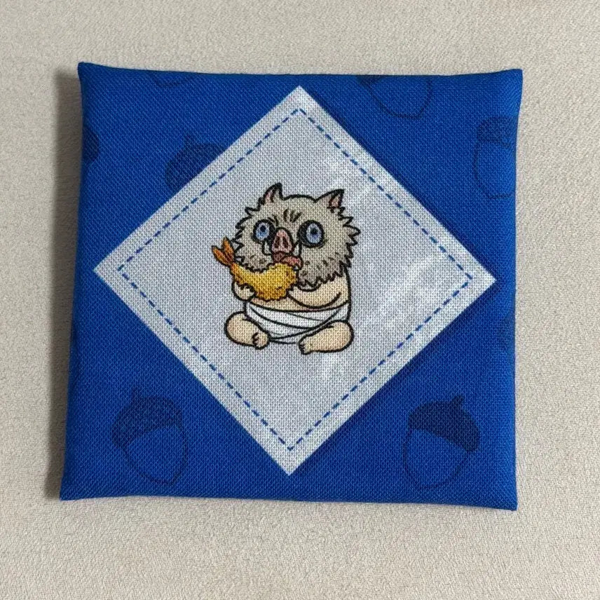 [BUNJANG] Demon Slayer Inosuke Handmade Cushion / 귀멸의칼날 이노스케 룩업 수제 제작 방석