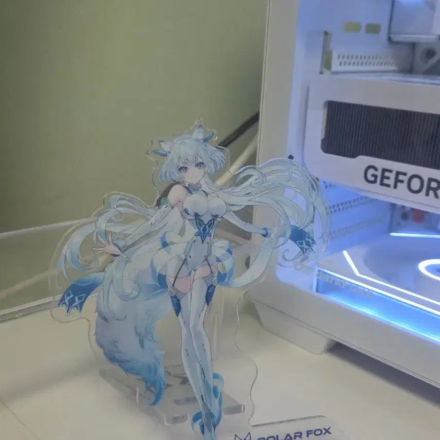 [BUNJANG] Manli Polar Fox Acrylic Stand / 만리 폴라폭스 아크릴스탠드 양도
